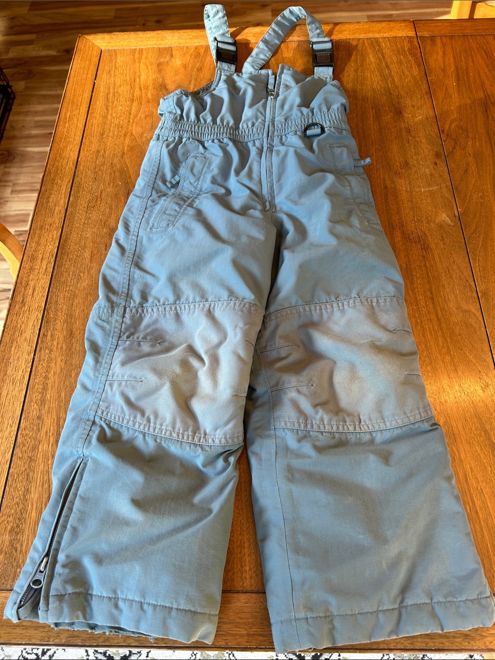 Lands’ End Kids Squall Snow Bib Pants - Light Blue